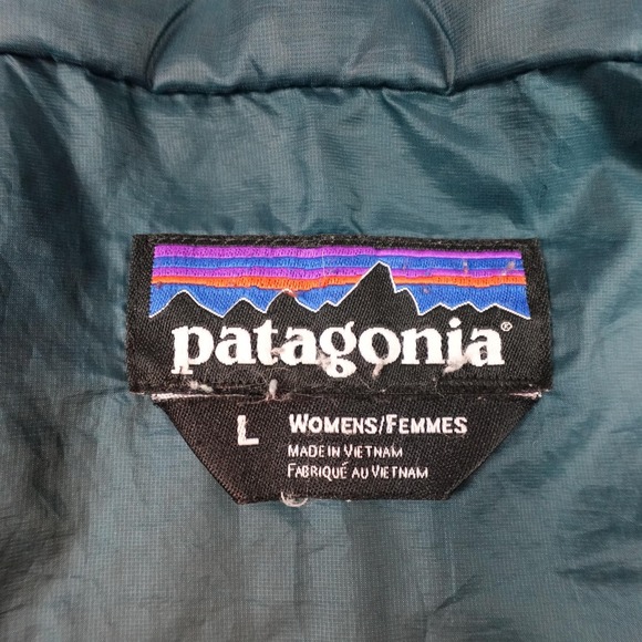 Patagonia Nano Puff Jacket Womens Large Quilted Primaloft Insulated Full Zip - Picture 6 of 14